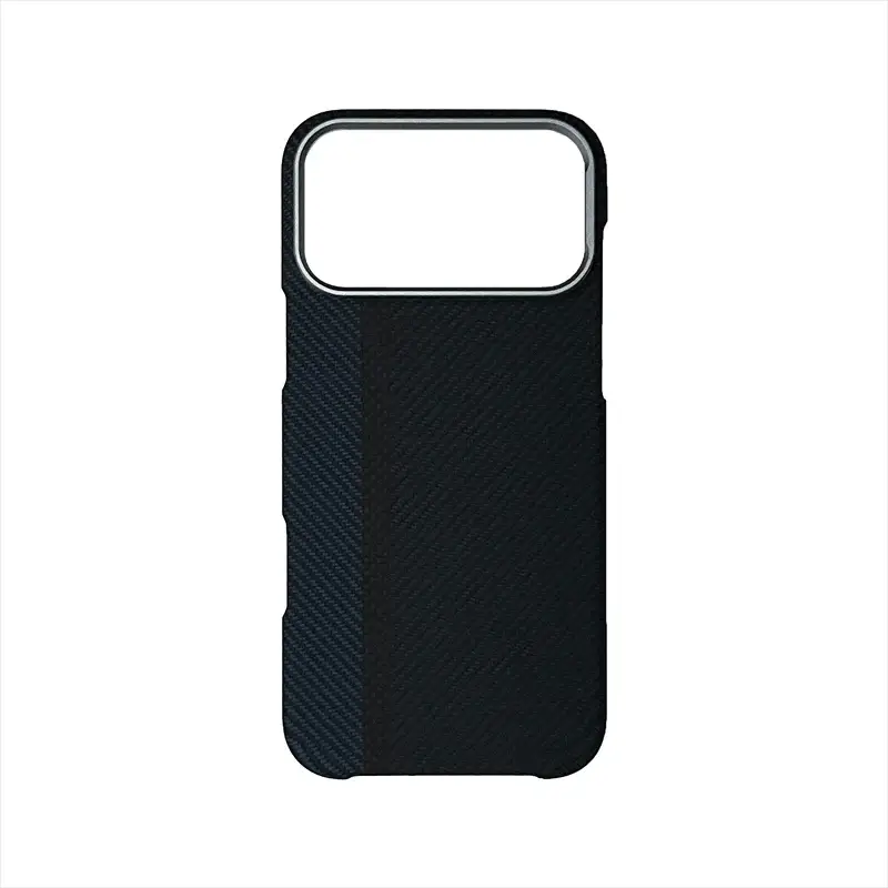iPhone case by Simples Market with two-tone carbon fiber texture and MagSafe compatibility