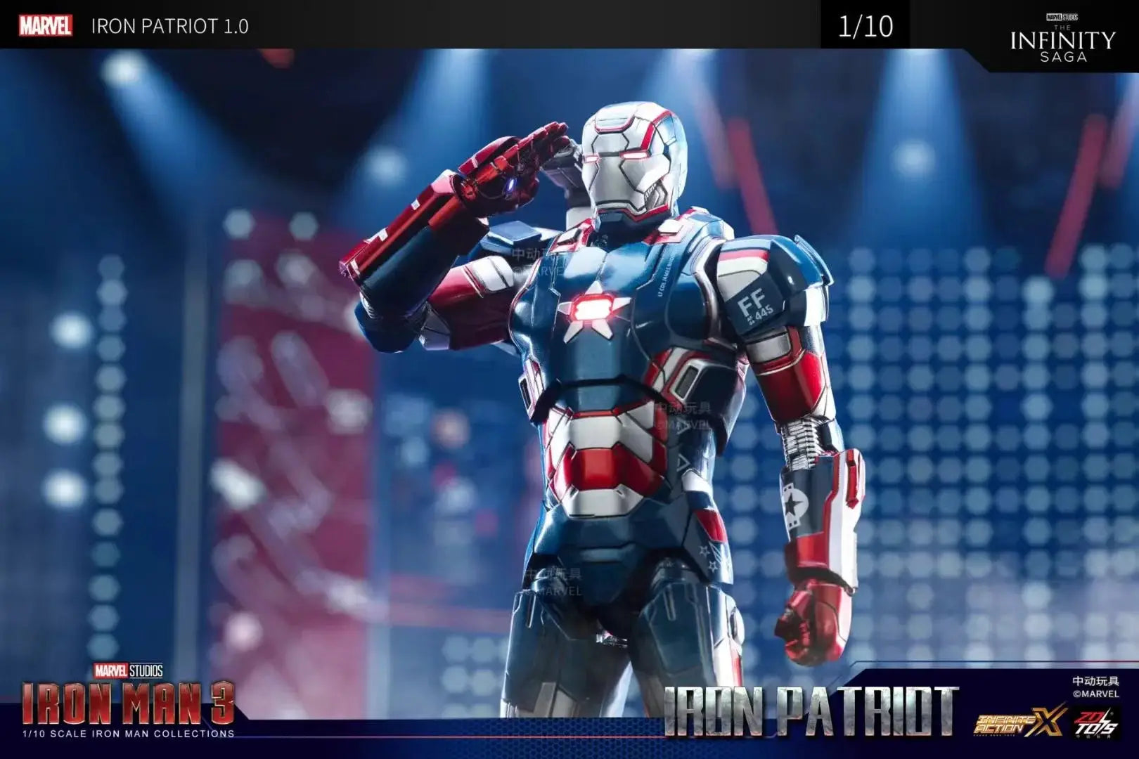 ZD Original Iron Man MK31 MK32 Piston Romeo MK10 MK19 Tiger One Tenth Scale Armor Marvel Legends Avengers Action Figure Toy