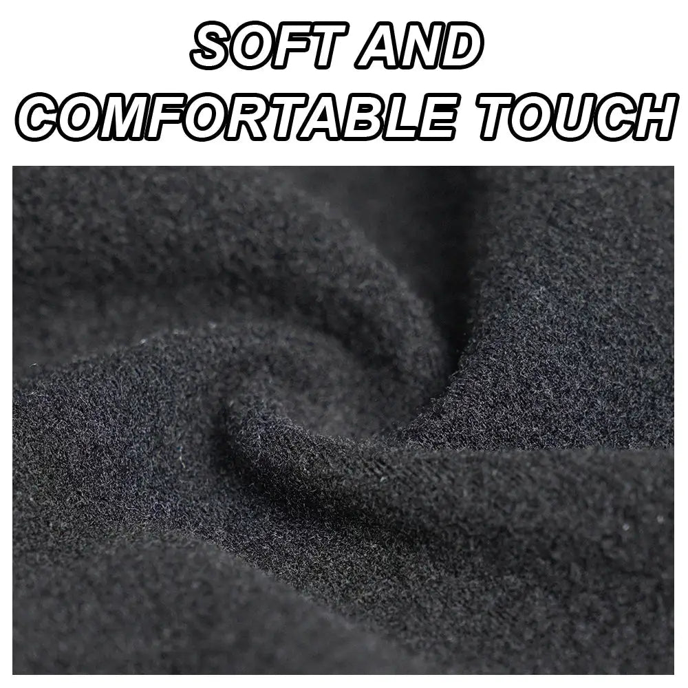 DAREVIE cycling jersey fabric close-up in black; Simples Market soft brushed thermal fleece for warmth.