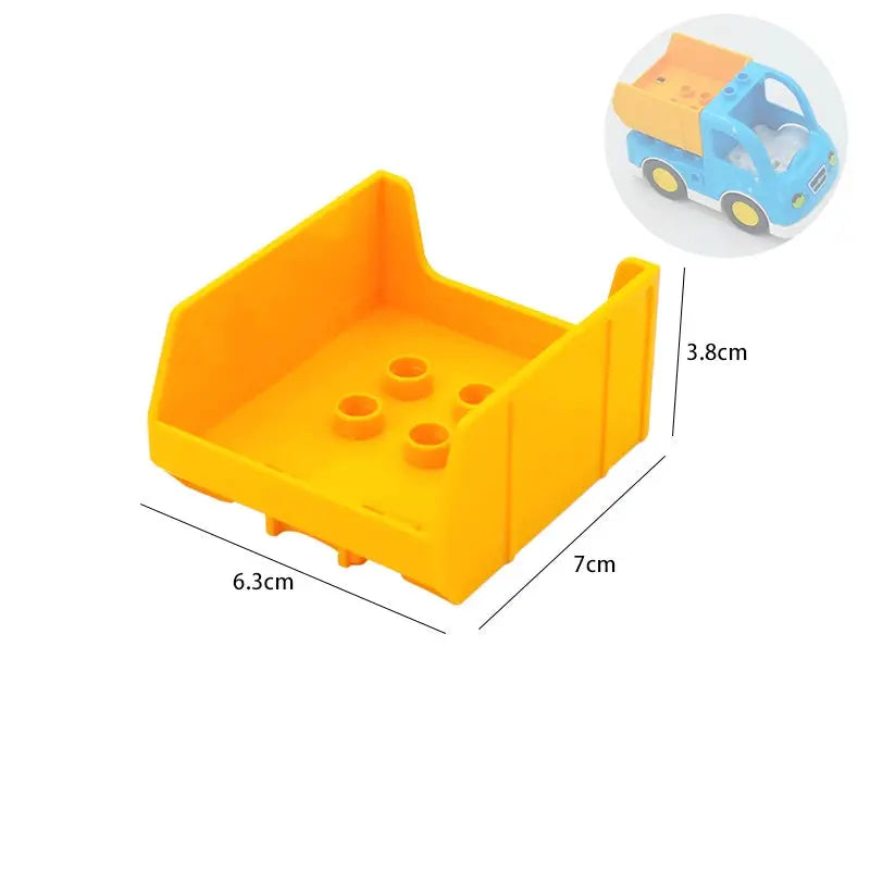 Big Building Blocks Traffic Mechanical Construction Set For Kids Compatible Large Bricks Educational Science Toy Gift