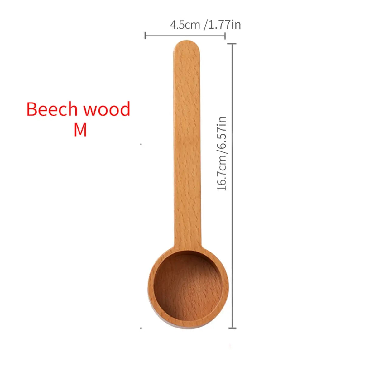 NatureWood Walnut Coffee Scoop Solid Wood Gram Measuring Spoon For Coffee Powder And Milk Powder