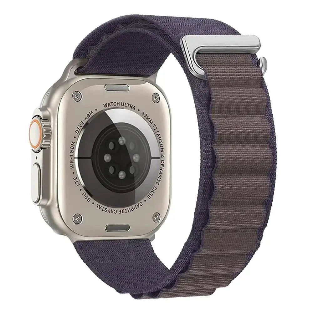 Alpine Loop Band for Apple Watch Ultra 49mm 11 10 9 8 7 46mm 42mm 45mm 41mm Nylon Wristband iWatch Series 6 5 4 SE 44 40mm Strap