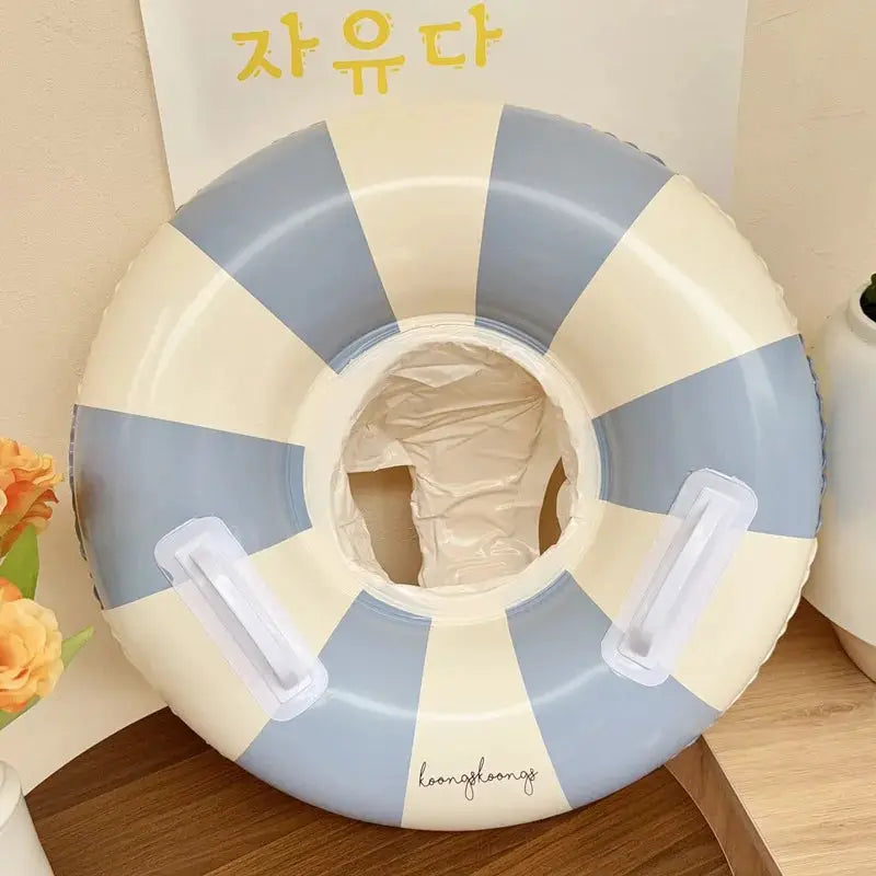 Roosin Baby Pool Float Ring Inflatable Swim Ring For Kids Under Six Safe Buoyancy Seat For Water Play
