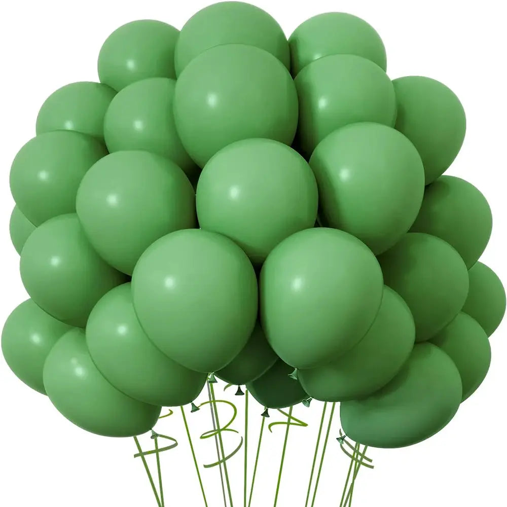5 10 12 Inch Latex Balloons Baby Blue Red Green White Sand 10 20 30 Pcs Wedding Baby Shower Birthday Party Decor