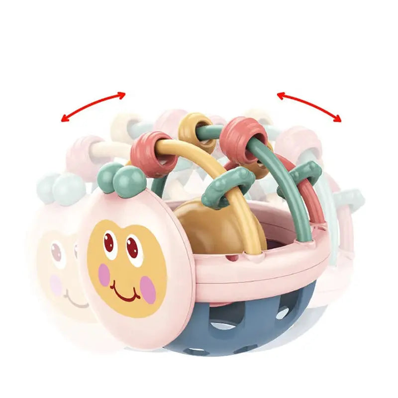 Baby Soft Teething Toys For Newborns Sensory Teether Rattle Grasping Ball For Infant Development Safe Silicone Toy