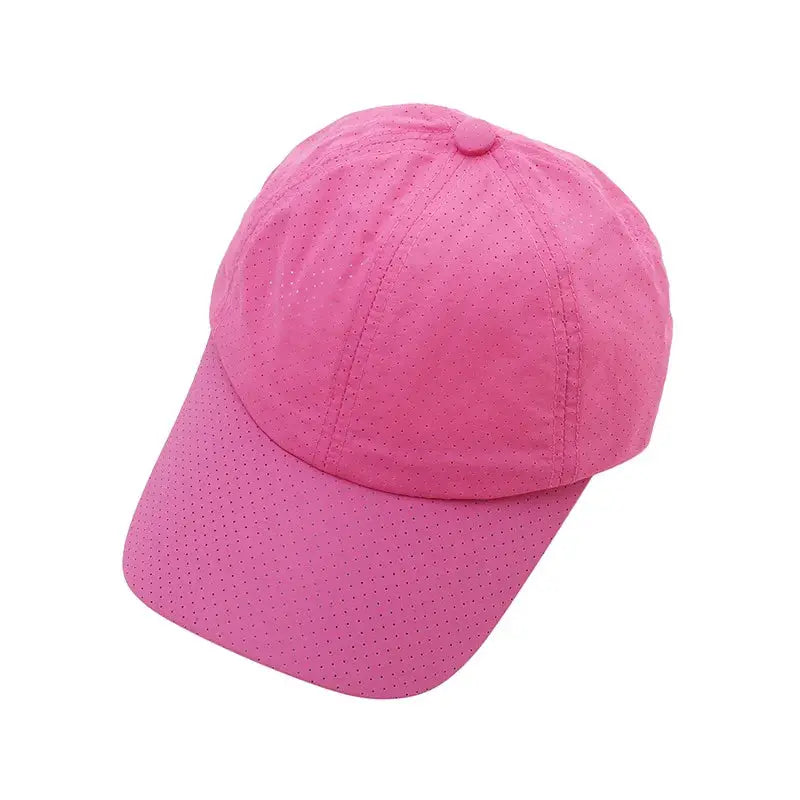 Dry Quickly Sun Cap Unisex Outdoor Casual Baseball Hat Big Size 60 To 65cm Adjustable Peaked Visor Cap