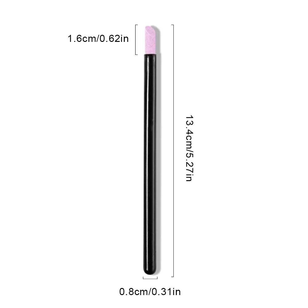 Quartz Stone Nail File Kit Scrub Rods Cuticle Remover Dead Skin Remover Portable Lightweight Handy Manicure Tools Gift
