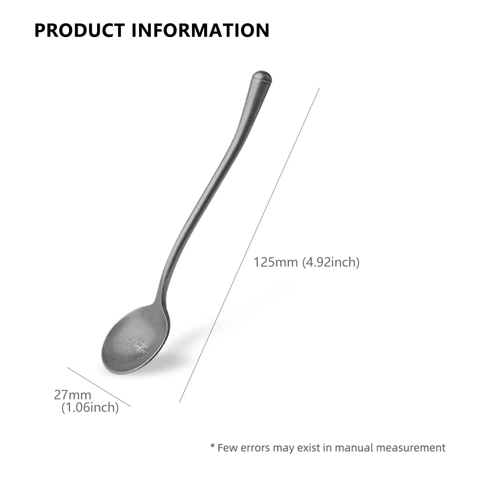 MHW Three Bomber Stainless Steel Coffee Stirring Spoon Exquisite Portable Barista Tool For Home Use