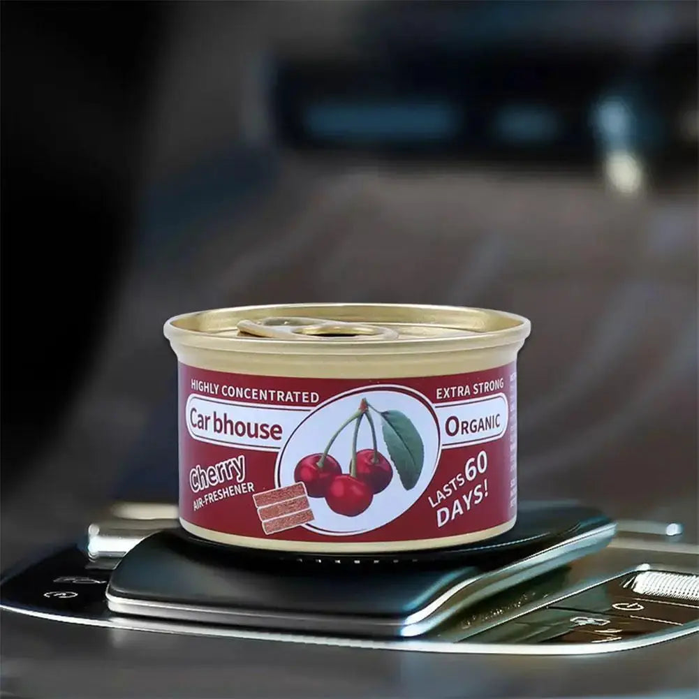 Coffee Scent Car Air Fresheners Wood Block Canisters Long Lasting Auto Aromatherapy Odor Eliminator