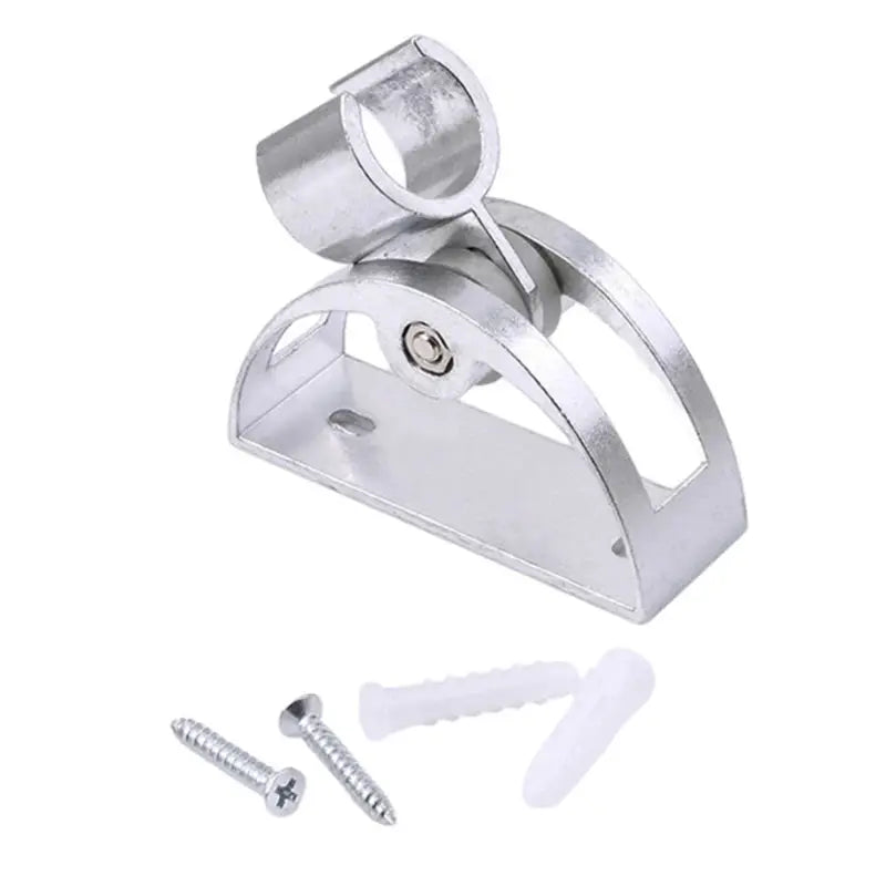Simples Market chrome adjustable hand shower holder with mounting screws and plastic wall plugs