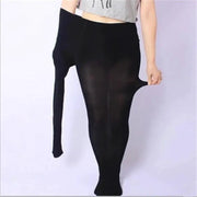 NovaWear Womens Large Size Super Elastic Black Leggings With High Waist Warm Fleece All Seasons