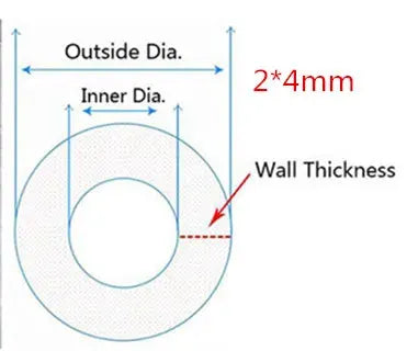 5 Meters Transparent Food Grade Silicone Tube Flexible Tubing for Aquarium Garden Use 2 4 6 8 10 12