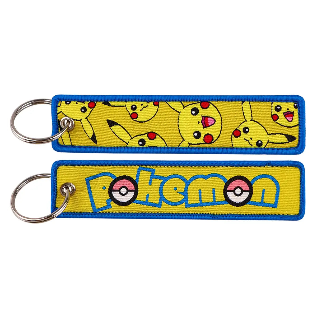 Gengar and Mewtwo Anime Keychain Zinc Alloy Double Sided Key Tag for Keys Car Motorcycle Gift for Men Women
