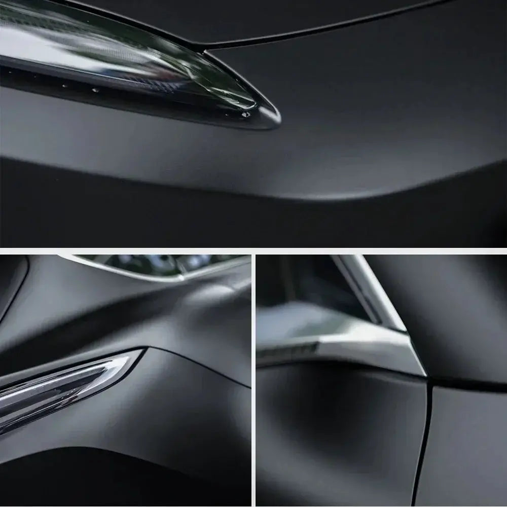 2D-9D carbon fiber wrap by Simples Market; glossy matte black car vinyl adhesive for auto panels.