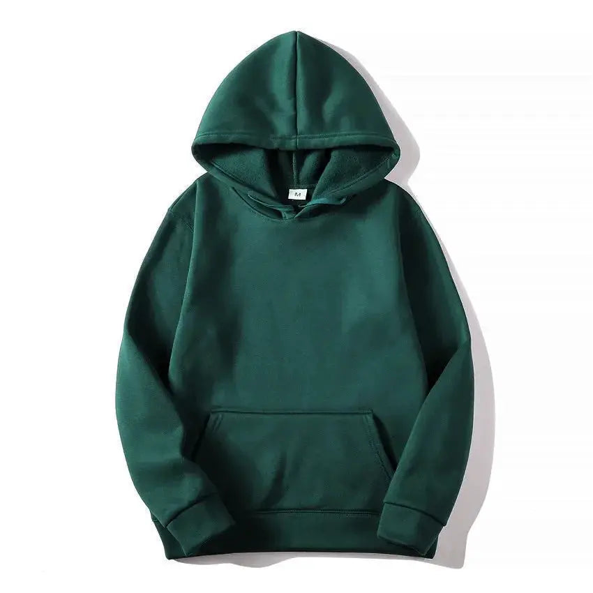 NovaWear Unisex Solid Color Hoodie Sweatshirt All Season Comfort Regular Fit Polyester Knit