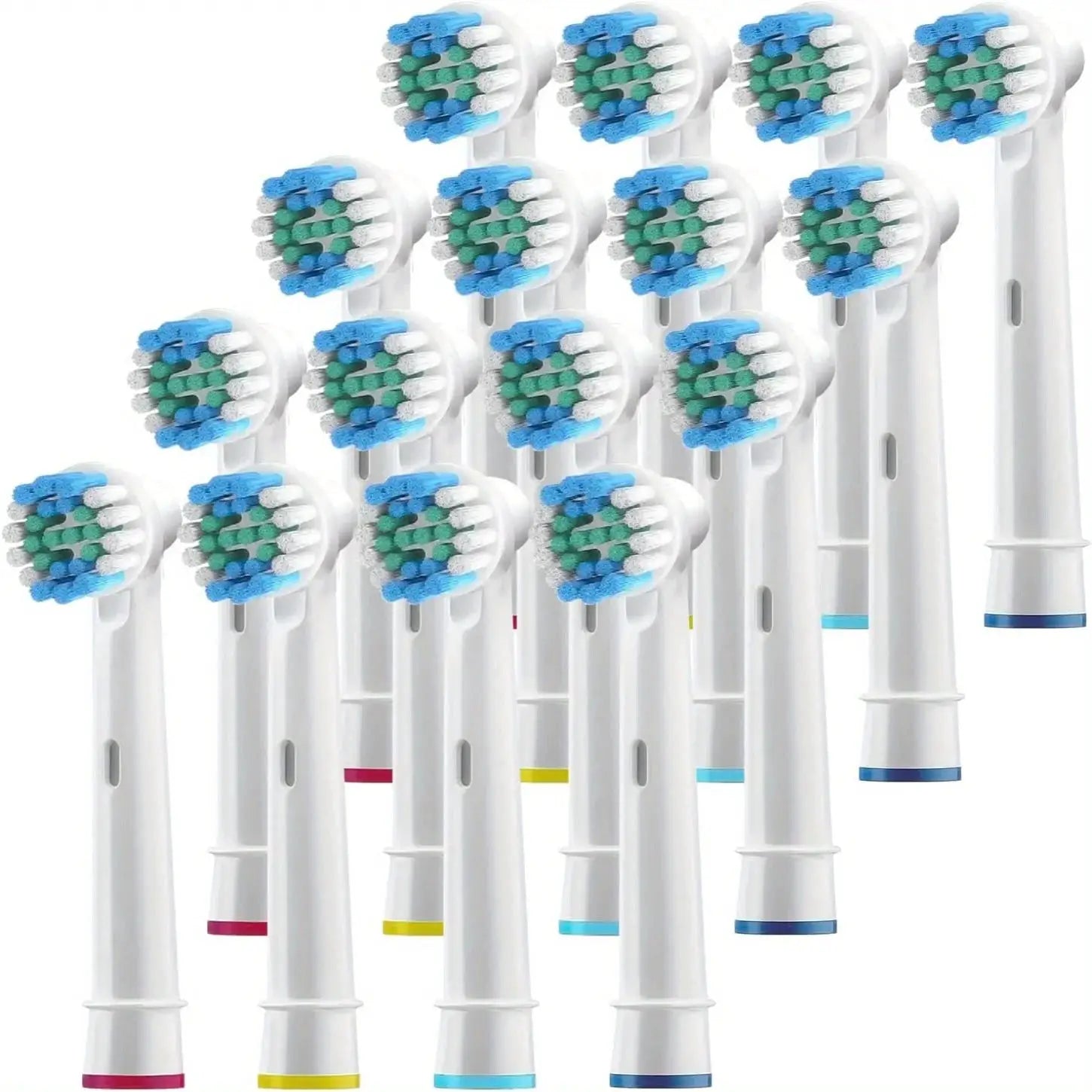 Oral B Compatible Replacement Toothbrush Heads For Braun Electric Toothbrushes With Soft And Medium Nylon Bristles