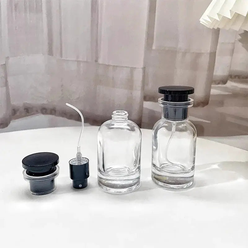 Five 30ml Glass Perfume Spray Bottles Set Portable Travel Empty Containers For Fragrances Colognes And Essential Oils