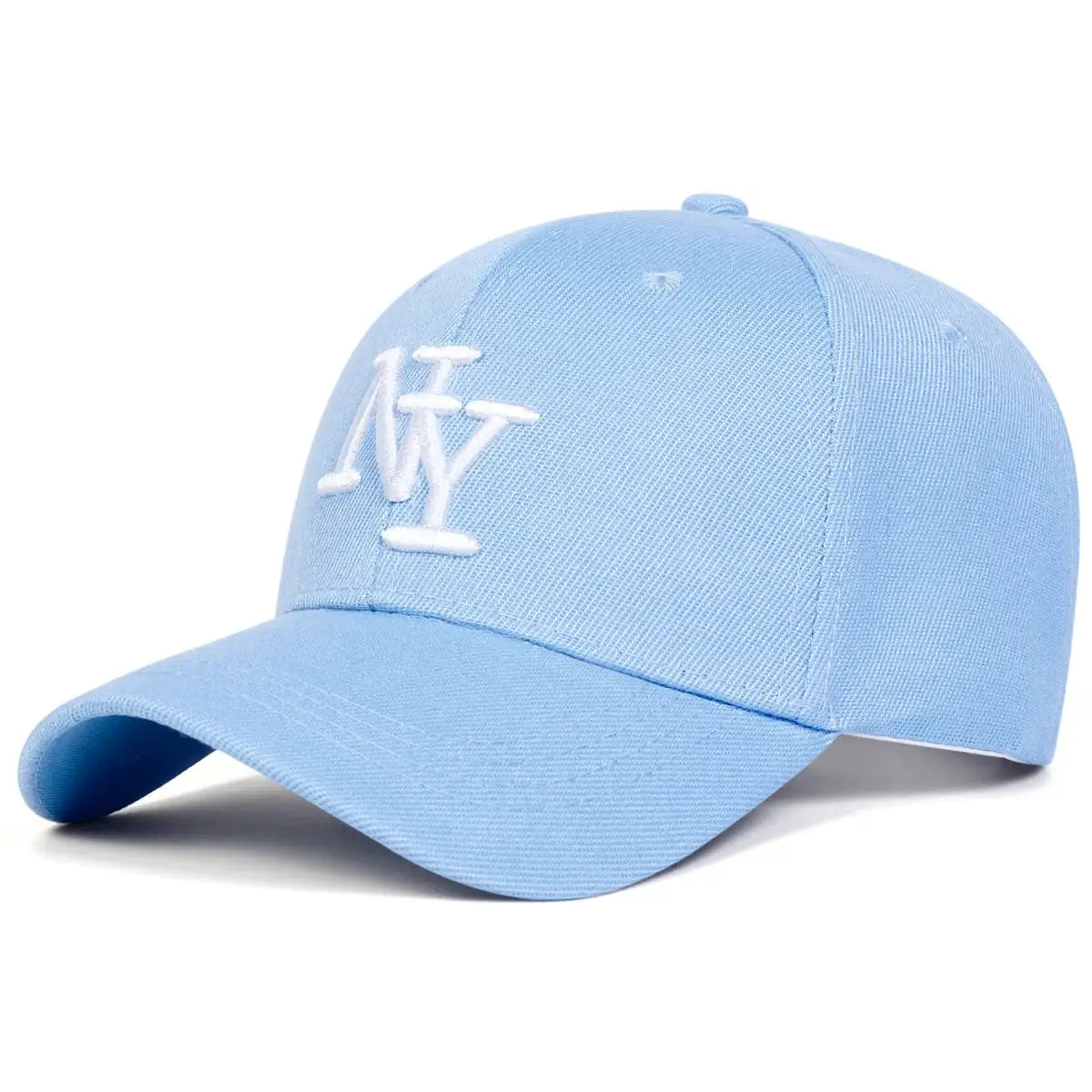 Unisex NY Letter Embroidered Baseball Cap Adjustable Sun Protection Hat For Spring Autumn Outdoor Wear