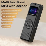 Mini Digital Voice Recorder With MP3 Player And FM Radio HiFi Sound Quality Compact Portable Recorder For Travel
