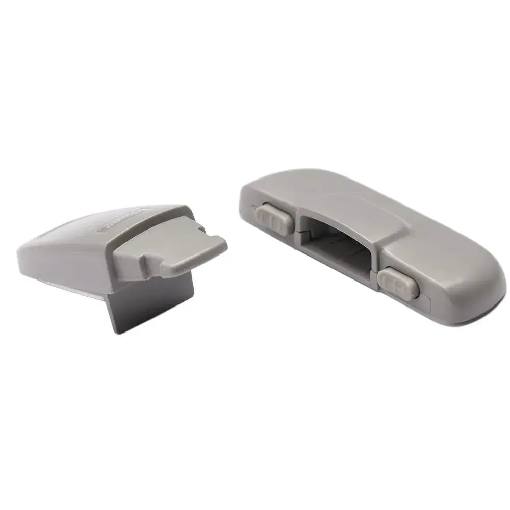 Fridge door safety lock, gray, Simples Market, anti-pinching protection clip, 1 piece