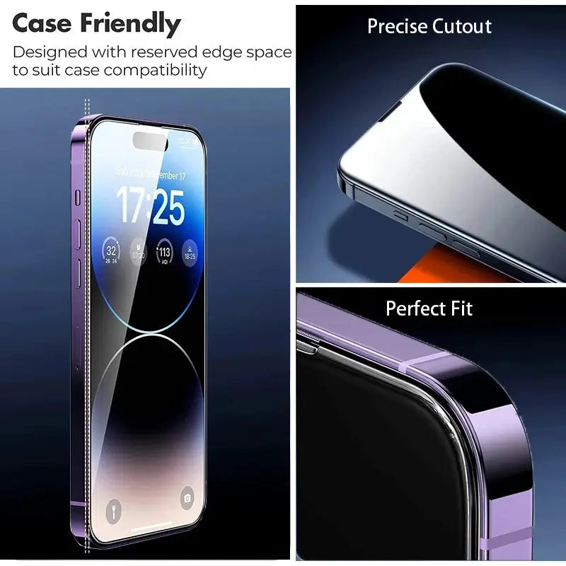 ArmorGlass Tempered Glass Screen Protector For iPhone 6 Through 16 Pro Max Ultra Clear Clarity And Impact Protection