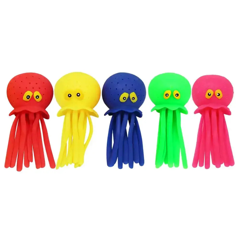 Baby Bath Toys Sponge Water Absorbing Octopus Squeezing Stress Relief Toy For Children Summer Water Play