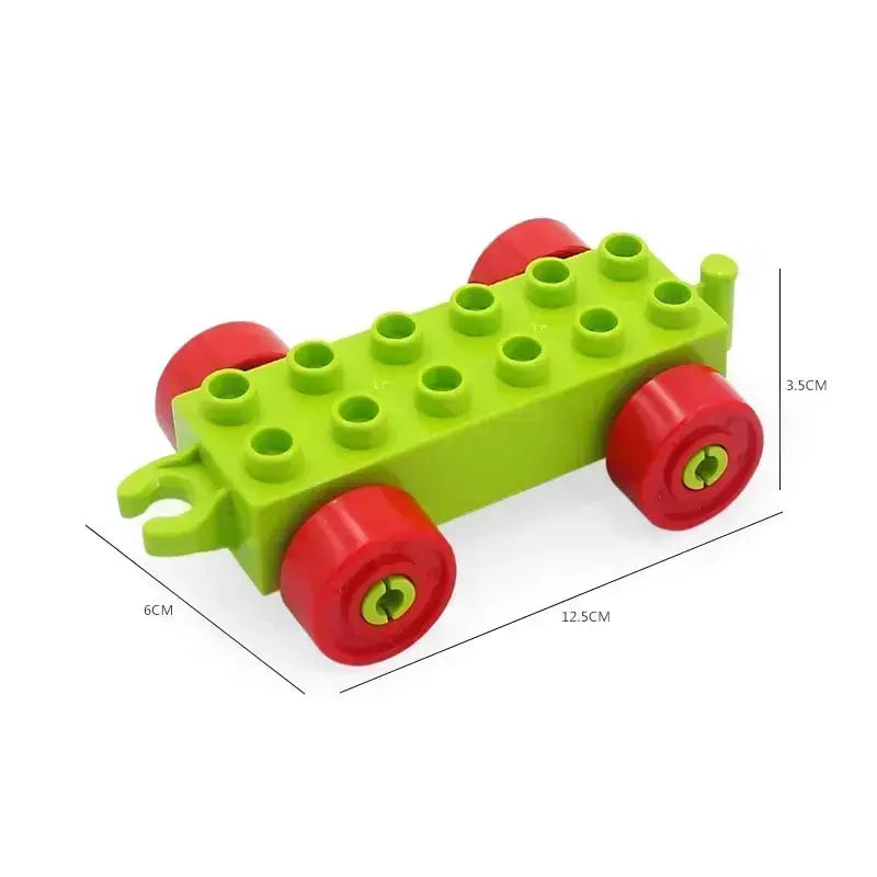 Big Building Blocks Accessories Compatible With Large Bricks Educational Toy Set For Kids Trucks Cars City Traffic
