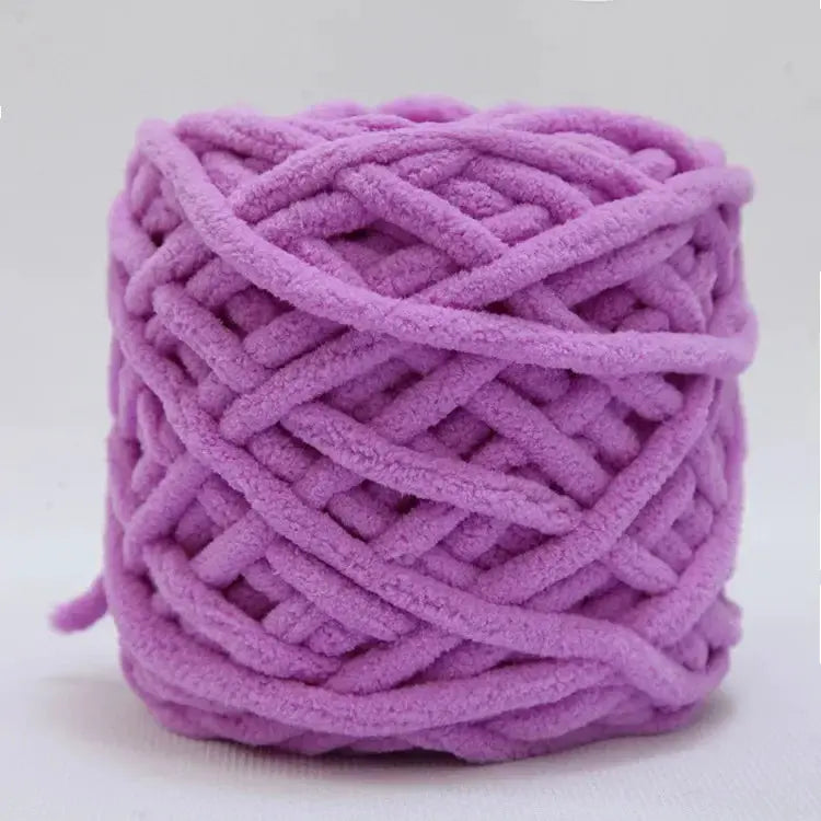 100g Chenille Knitting Yarn Ice Strip Line Cotton For Hand Knitting Scarf Thick Wool Wholesale