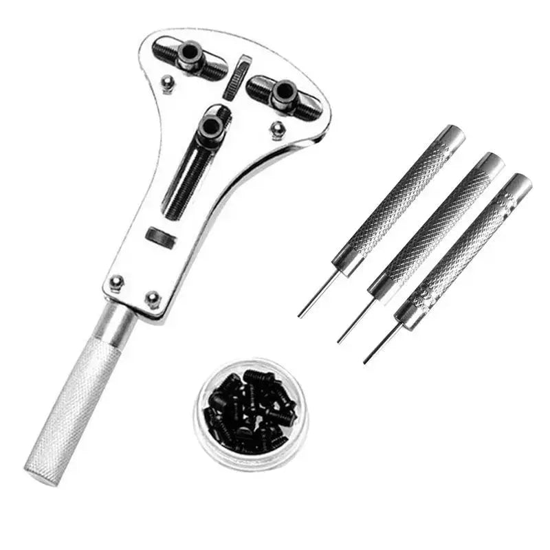 Watch Repair Tool Set Detachable Watch Strap Remover Bottom Cover Holder Fixing Kit Open Watch Replace Battery