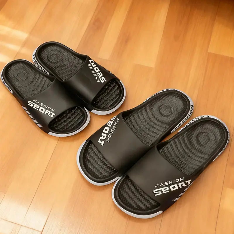 CozyStep Unisex Open Toe Slippers EVA Flat Sole Comfort For Home And Beach Lightweight Summer Indoor Outdoor Wear