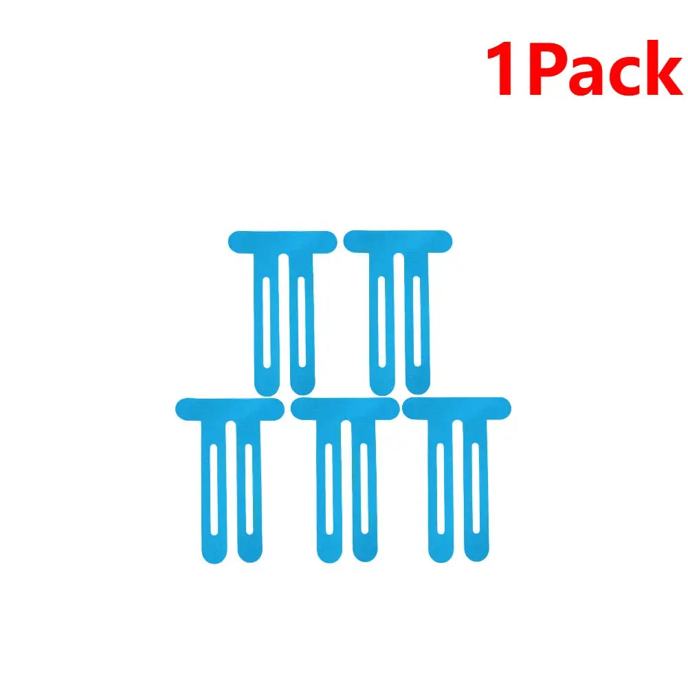 Kinesiology tape 5-pack blue precut patches for knee and shoulder support by Simples Market