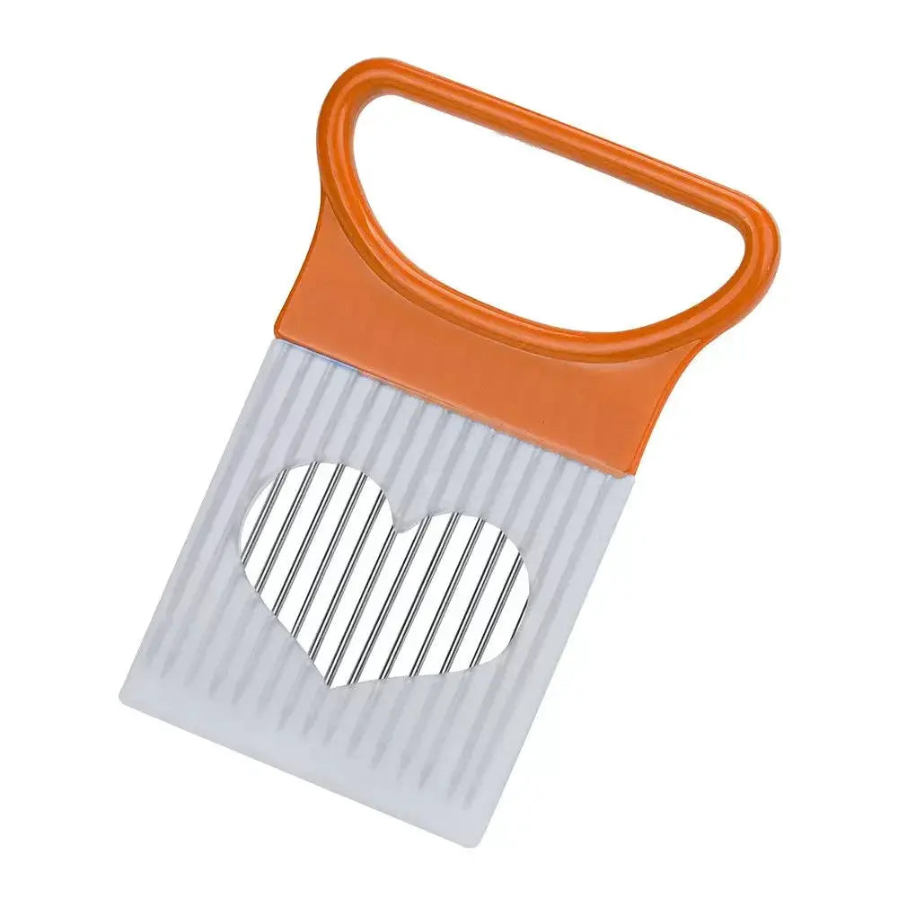 Colorful Onion Slicer With Stainless Steel Blades 1 Piece Kitchen Tool For Effortless Onion Slicing