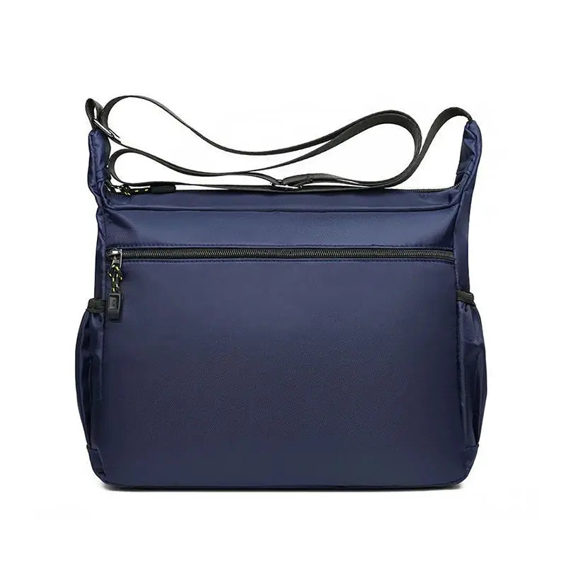 UrbanPulse Mens Crossbody Bag Ultra Lightweight Nylon With Multi Layered Pockets And Adjustable Strap