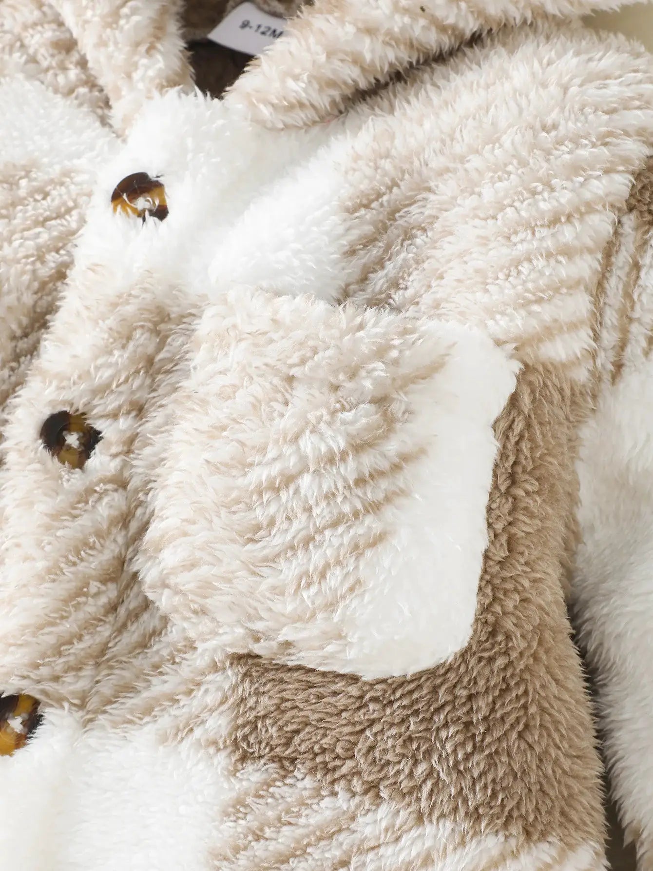 Unisex Plaid Plush Romper With Hooded Long Sleeves Jumpsuit For Winter Warmth 3 To 24 Months