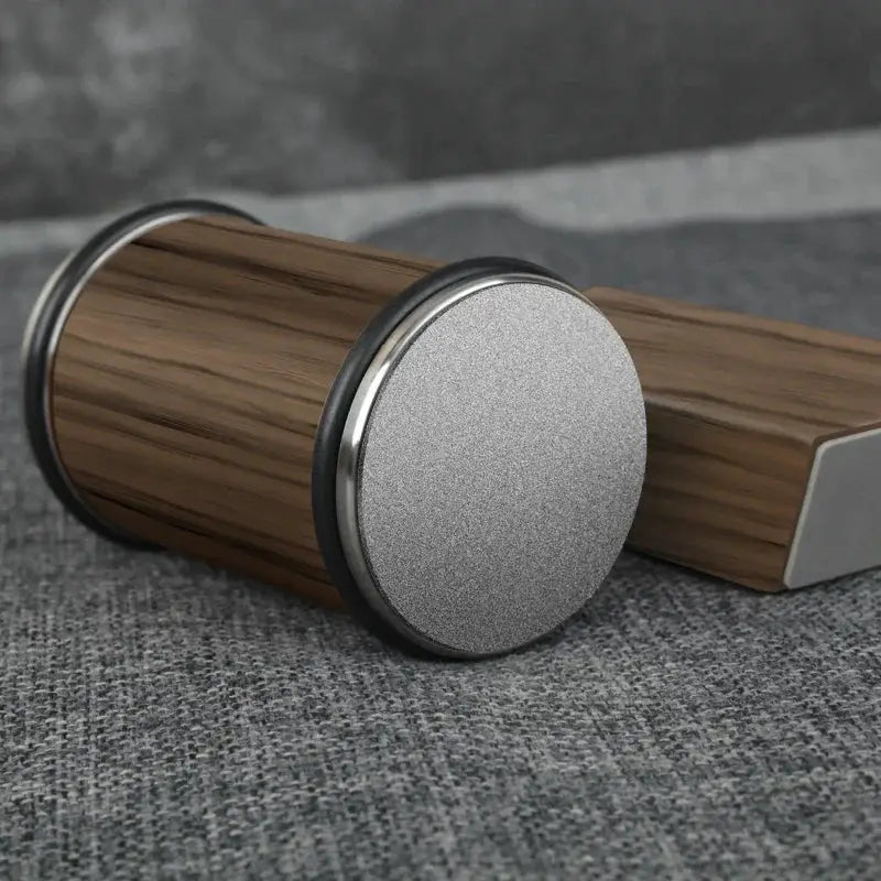 Rolling Knife Sharpener With Magnetic Knife Holder And Diamond Sharpening Stones For 15 And 20 Degree Angles