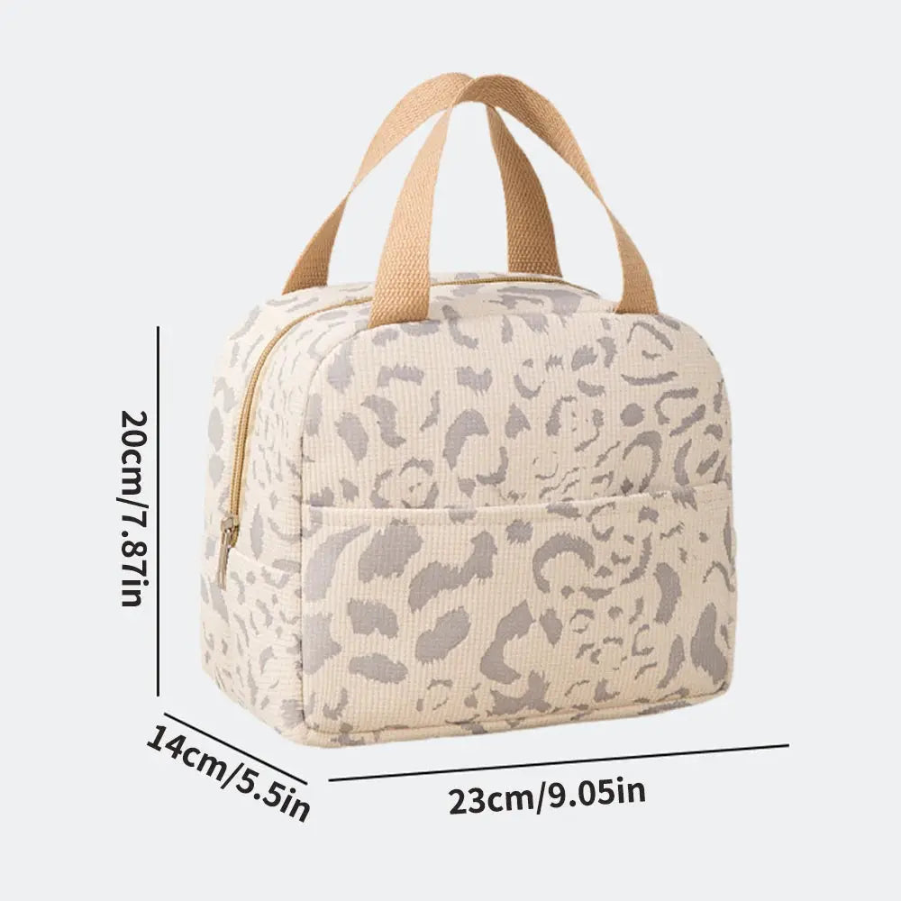 Ink Pattern Insulation Bag For Lunch And Bento Boxes Portable Lunch Box Bag For Outdoor Travel And Picnics