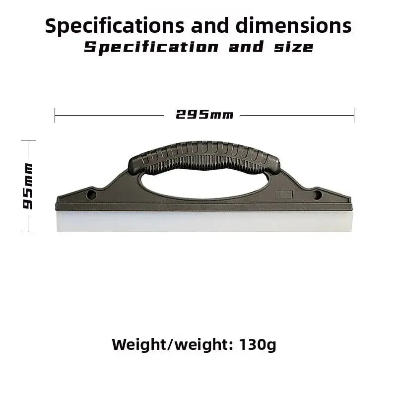 Simples Market car wash glass scraper with seamless windshield handle and anti-slip silicone grip