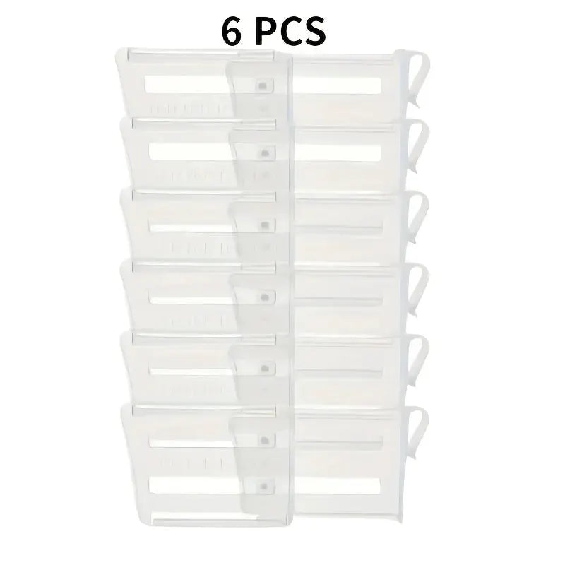 Six To Twelve Adjustable Refrigerator Space Divider Expandable Drink And Sauce Organizer Maximize Fridge Storage