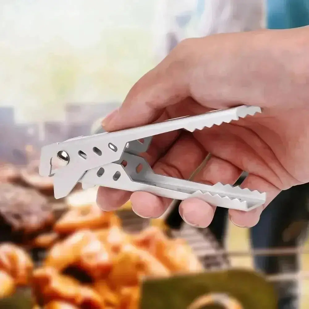 Outdoor aluminium anti-hot bowl clip gripper for camping pots and pans, kitchen accessory