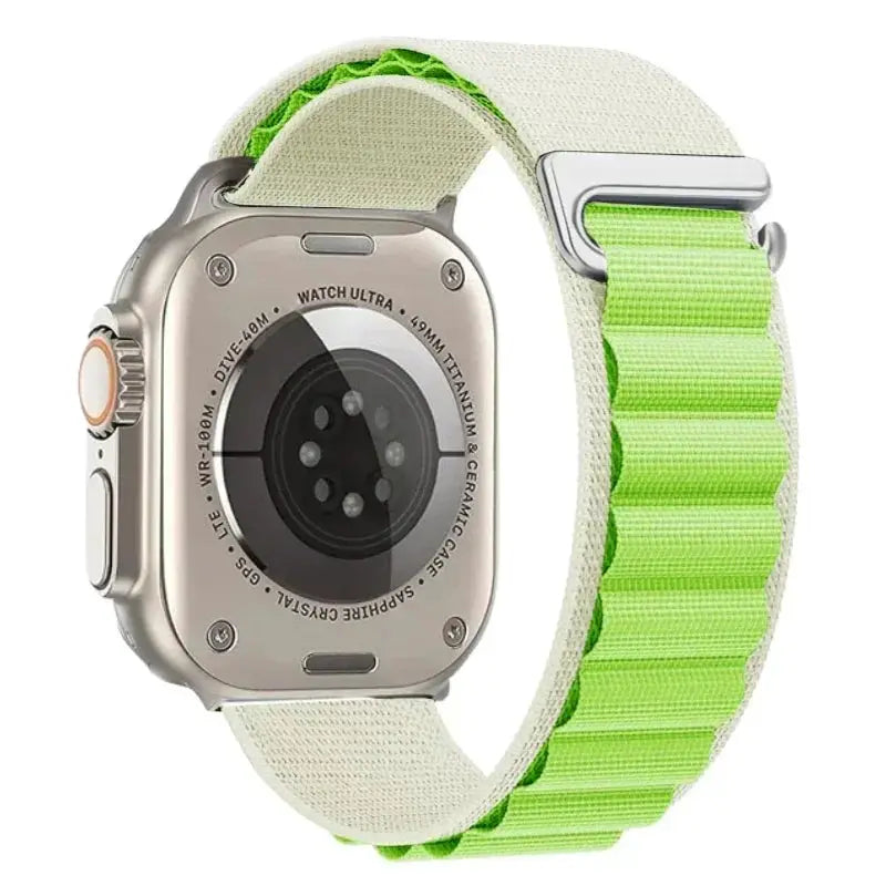 Alpine Loop Band for Apple Watch Ultra 49mm 11 10 9 8 7 46mm 42mm 45mm 41mm Nylon Wristband iWatch Series 6 5 4 SE 44 40mm Strap