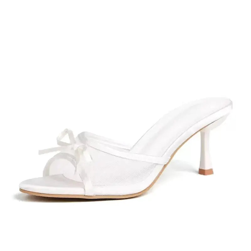 2024 Women Luxury High Heel Sandals For Summer Versatile Simple Slim Heels Elegant Sandals