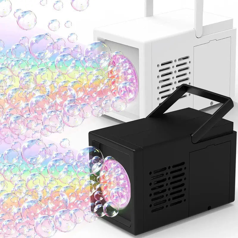 10 Hole Automatic Bubble Machine Handheld Outdoor Birthday Party Toy No Battery Needed No Bubble Water Included