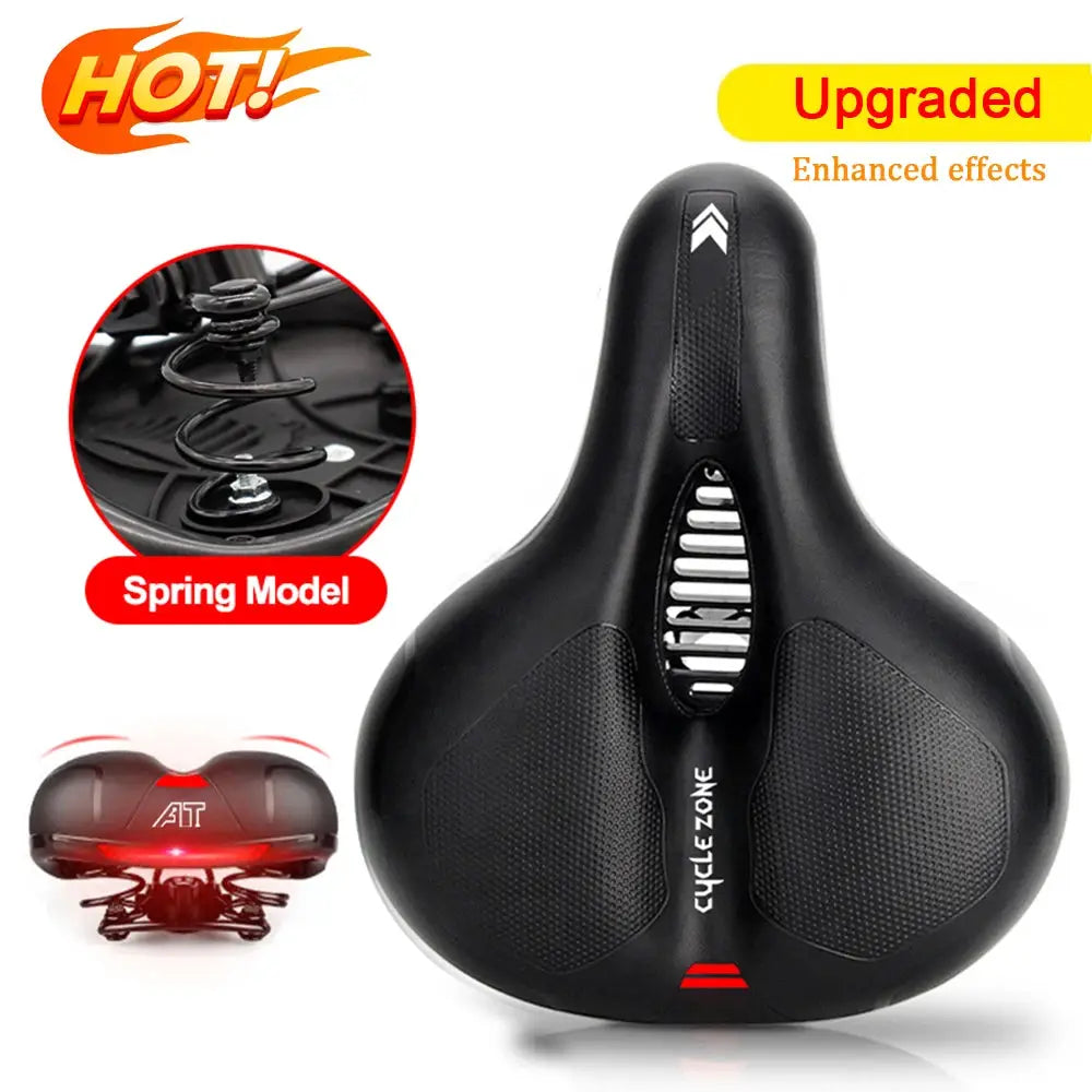 Hollow Breathable Bicycle Saddle For Men And Women MTB Road Bike Seat Shock Absorbing Comfort For Big Butt
