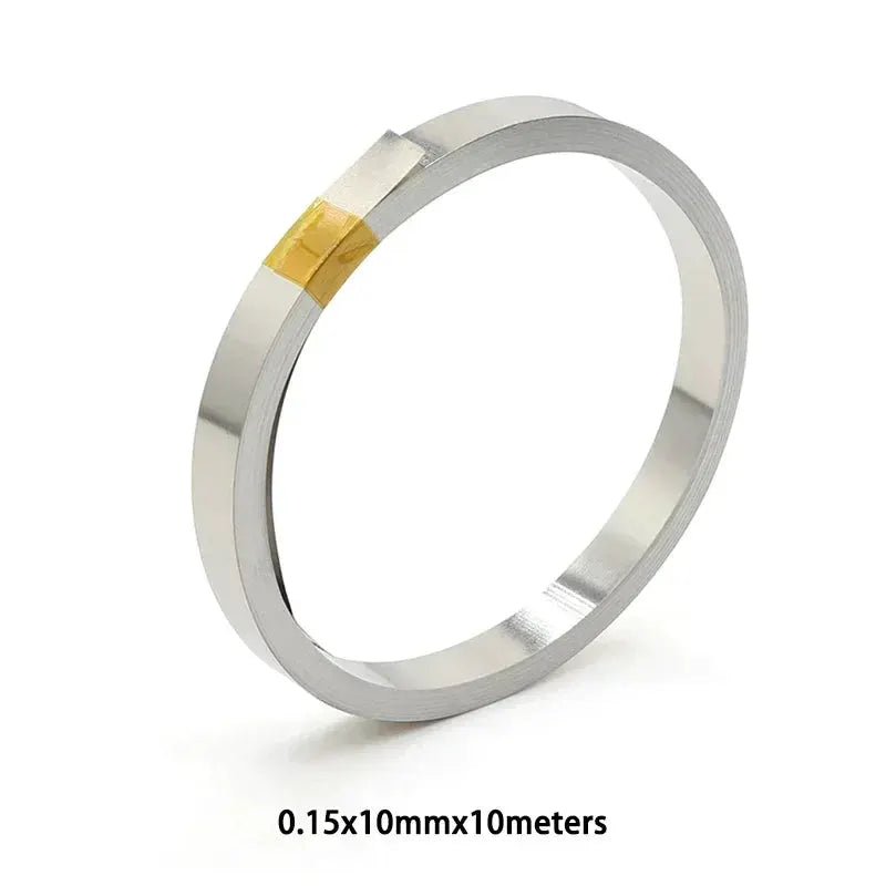 10m Roll Nickel Plated Steel Strip Connector For 18650 Li Ion Battery Spot Weld Belt 0.1mm 0.12mm 0.15mm 0.2mm