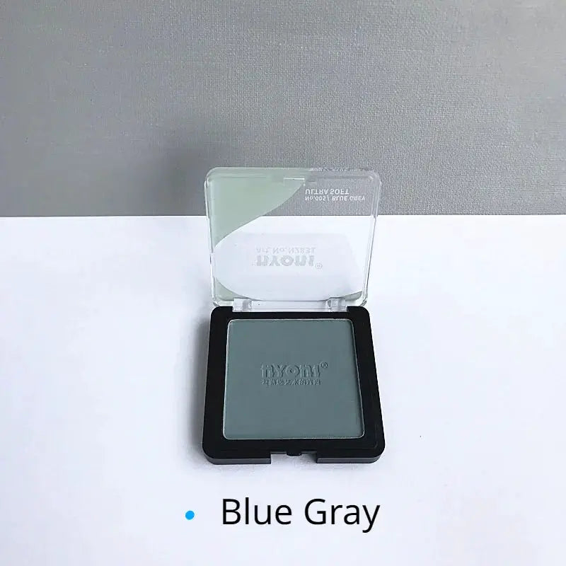 Pastel drawing powder compact in blue-gray by Simples Market