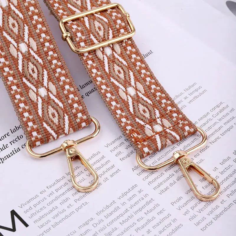 CarryCraft Adjustable Multifunctional Bag Straps Durable Fabric 54.33 Inch Length Minimalist Design