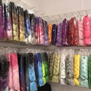 Simples Market Synthetic Kanekalon crochet hair pre-stretched jumbo braids in assorted colors