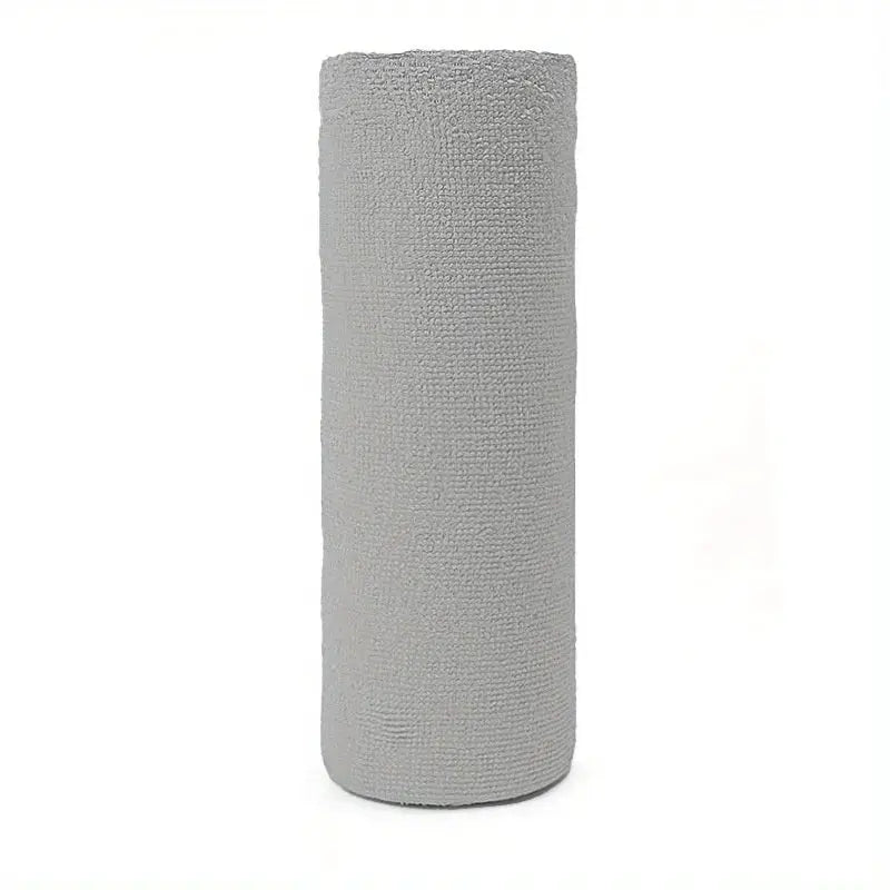 Simples Market microfiber cleaning wipes roll, gray, high absorbency, machine washable
