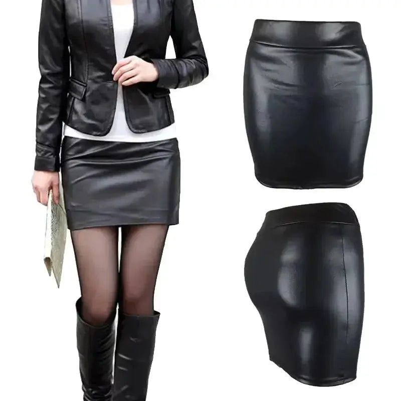 VogueVibe Women Summer Mini Skirt High Waist Slim Fit Pencil Bodycon Versatile Vintage Office Clubwear
