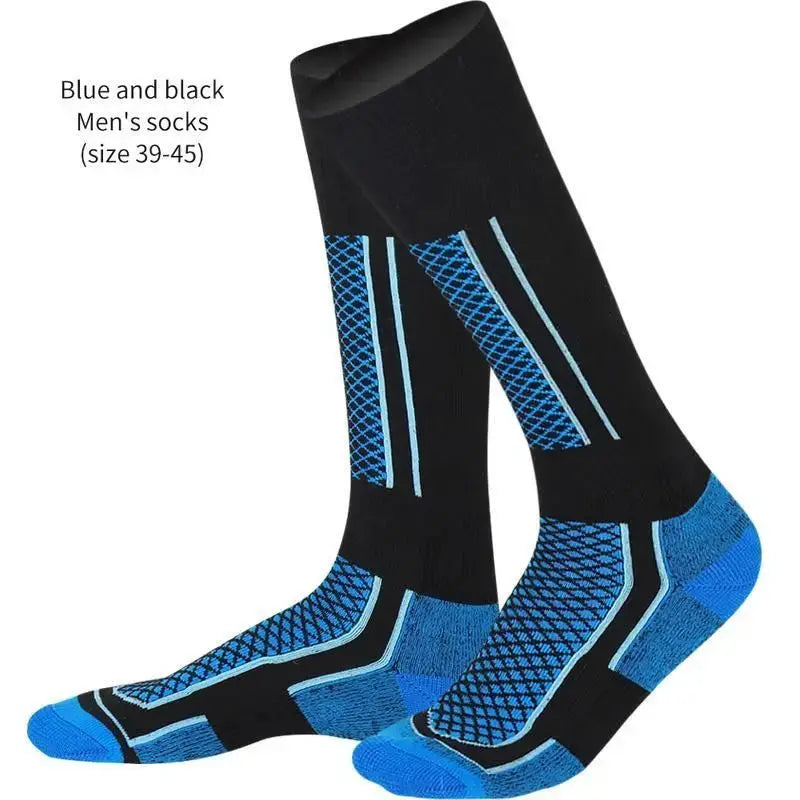 Dizetion Winter Warm Thickening Ski Stockings For Women Men Children Outdoor Anti Cold High Altitude Sports Socks